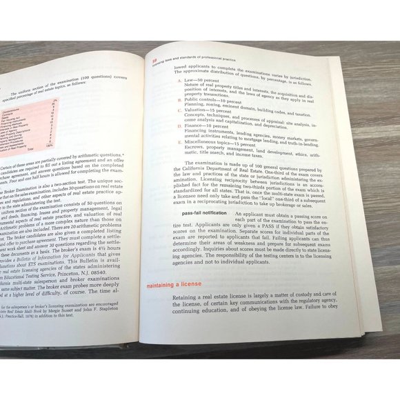 Fundamentals of Real Estate Textbook 1977 by Jerome Dasso - Picture 12 of 15